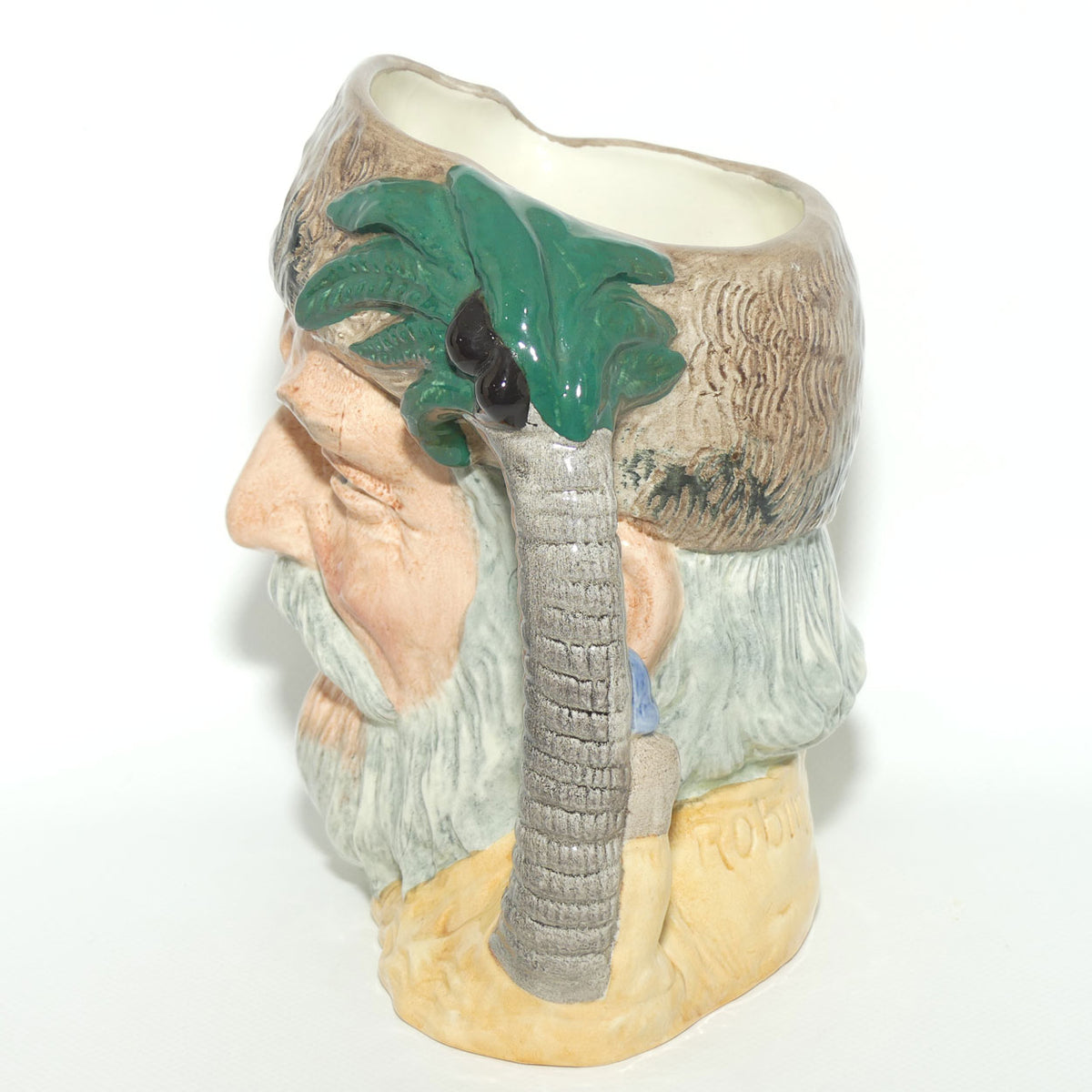 D6532 Royal Doulton large character jug Robinson Crusoe | Footprint