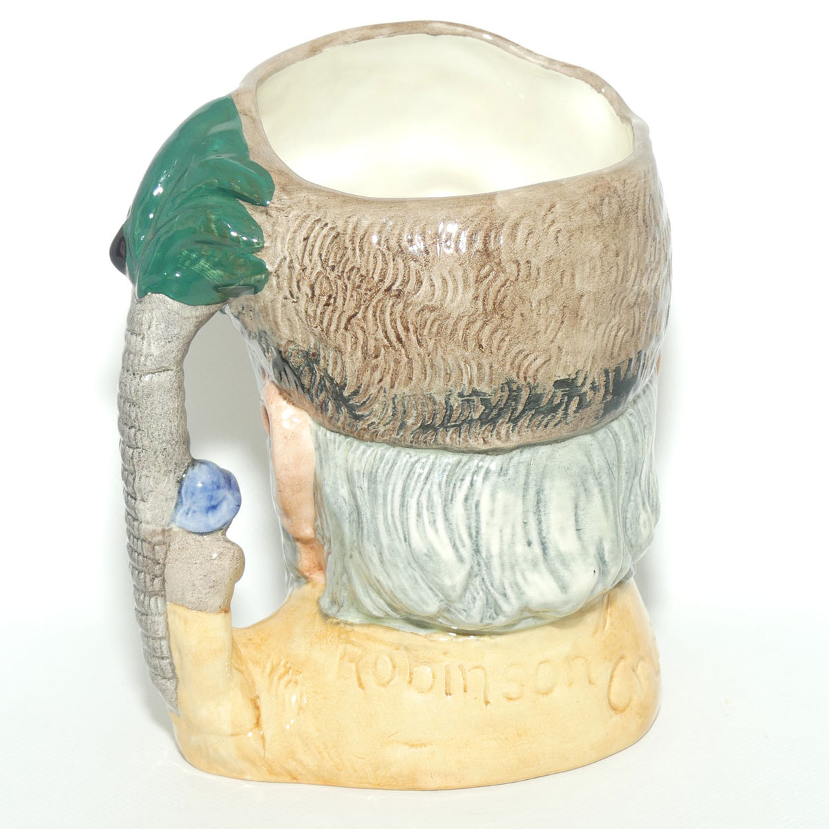 D6532 Royal Doulton large character jug Robinson Crusoe | Footprint
