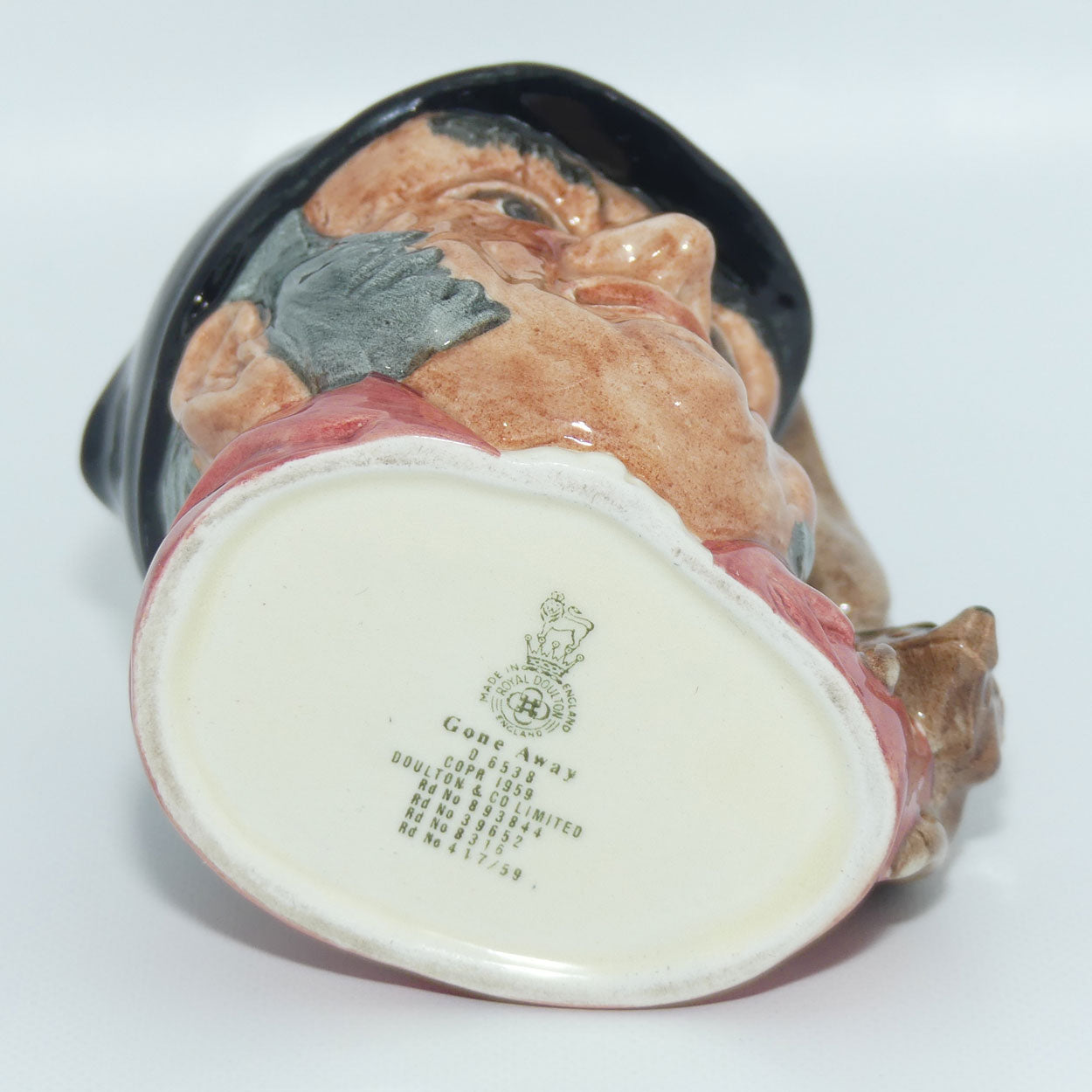 D6538 Royal Doulton small character jug Gone Away