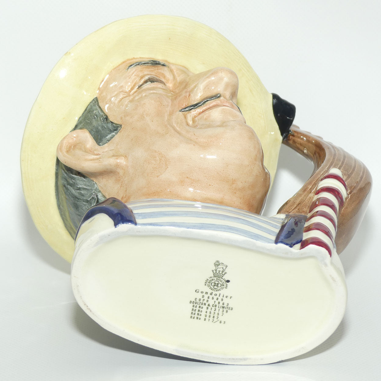 D6589 Royal Doulton large character jug Gondolier