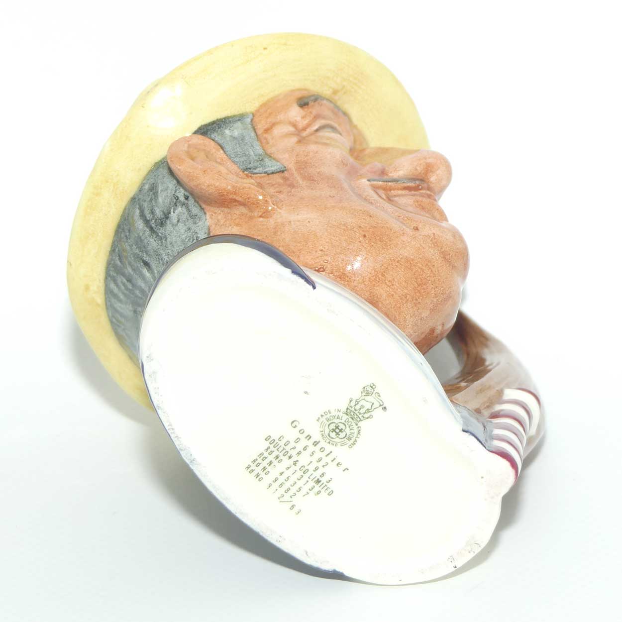 D6592 Royal Doulton small character jug Gondolier 