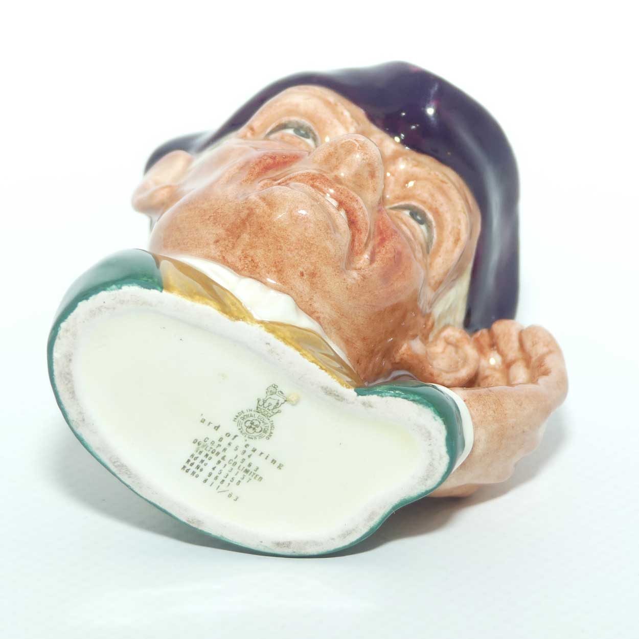 D6594 Royal Doulton miniature character jug 'Ard of 'Earing | #2