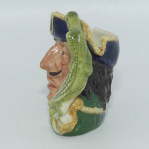 D6605 Royal Doulton miniature character jug Capt Hook | ETC