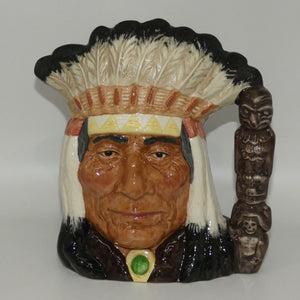 D6611 Royal Doulton large character jug North American Indian