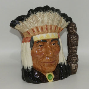 D6611 Royal Doulton large character jug North American Indian