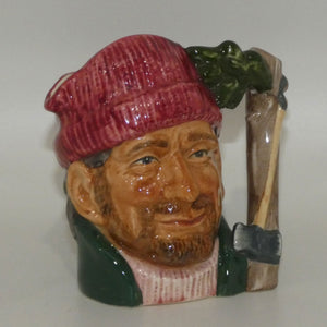 D6613 Royal Doulton small character jug Lumberjack | ETC