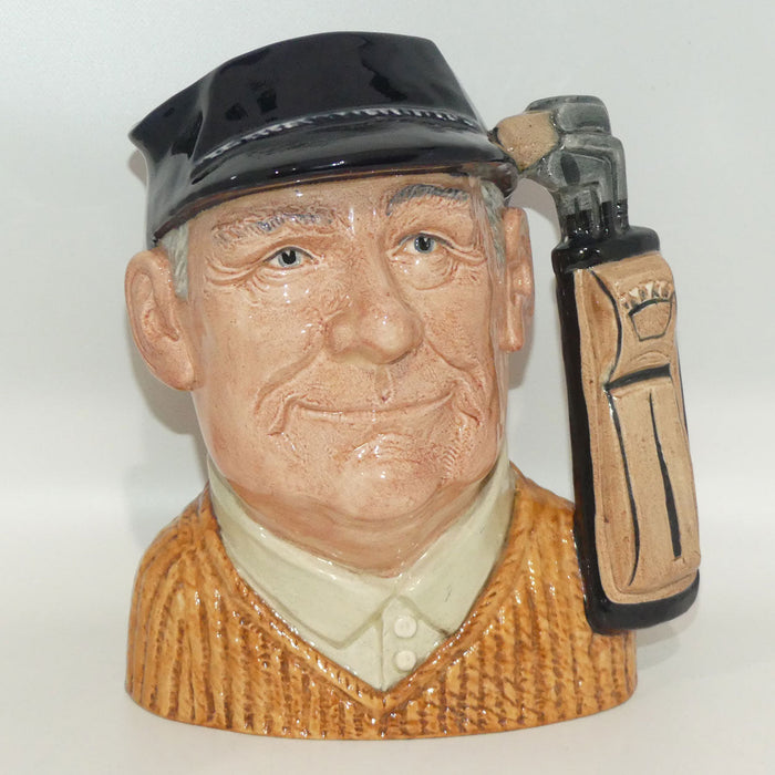 D6623 Royal Doulton large character jug Golfer