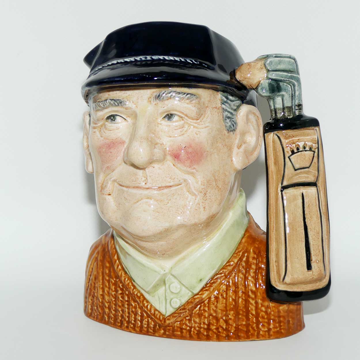 D6623 Royal Doulton large character jug Golfer | #3