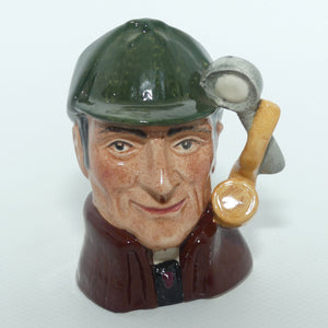 D6639 Royal Doulton miniature character jug The Sleuth