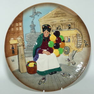 Royal Doulton The Old Balloon Seller plate D6649 | designed to accompany HN1315 Royal Doulton figure The Old Balloon Seller