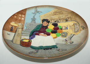 Royal Doulton The Old Balloon Seller plate D6649 | designed to accompany HN1315 Royal Doulton figure The Old Balloon Seller