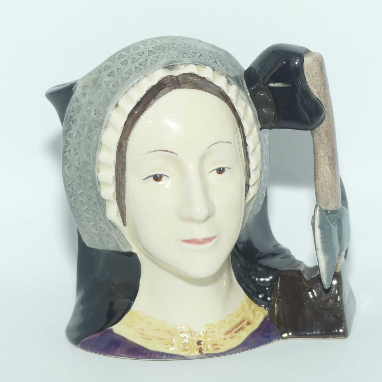 D6650 Royal Doulton small character jug Anne Boleyn | #2