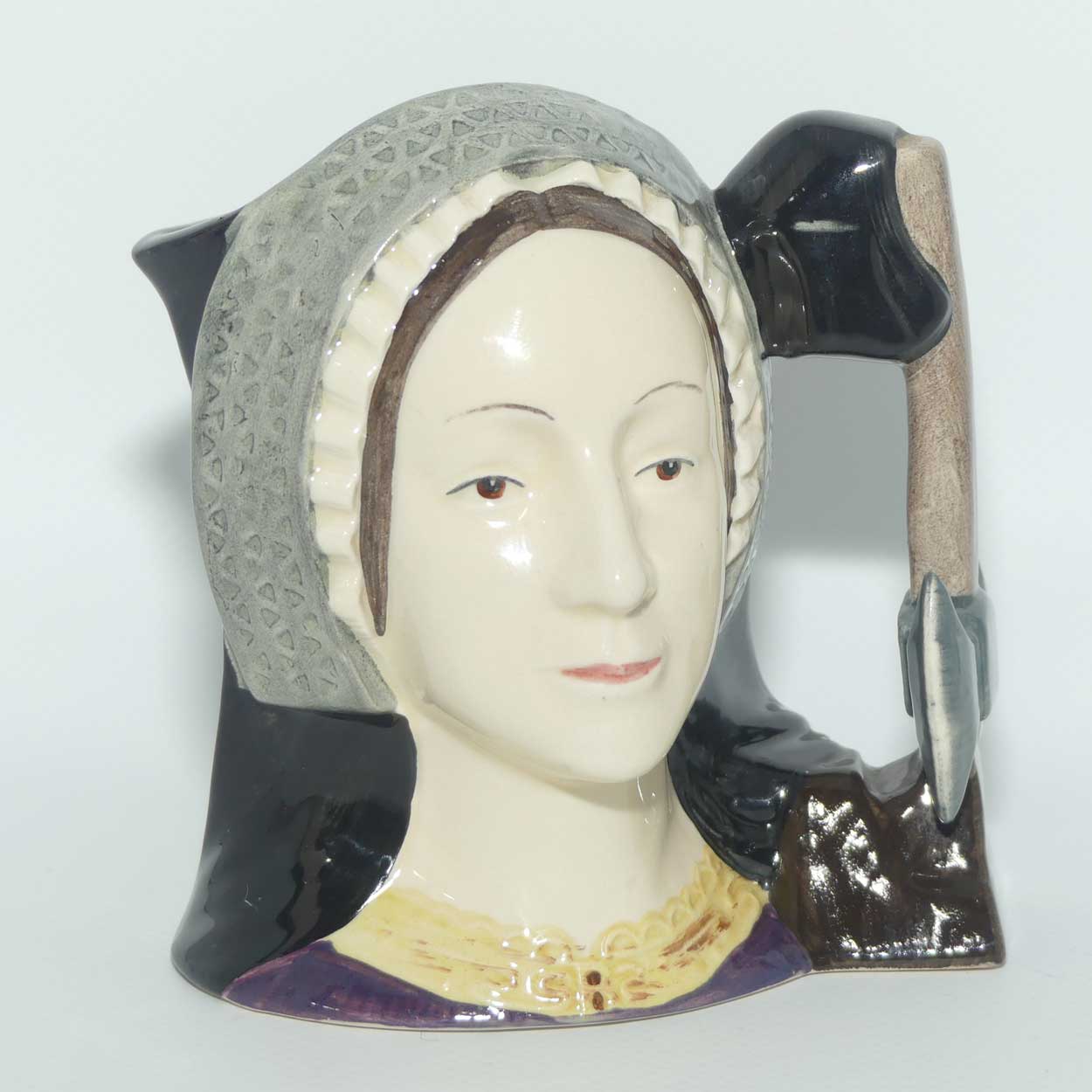 D6650 Royal Doulton small character jug Anne Boleyn | #2