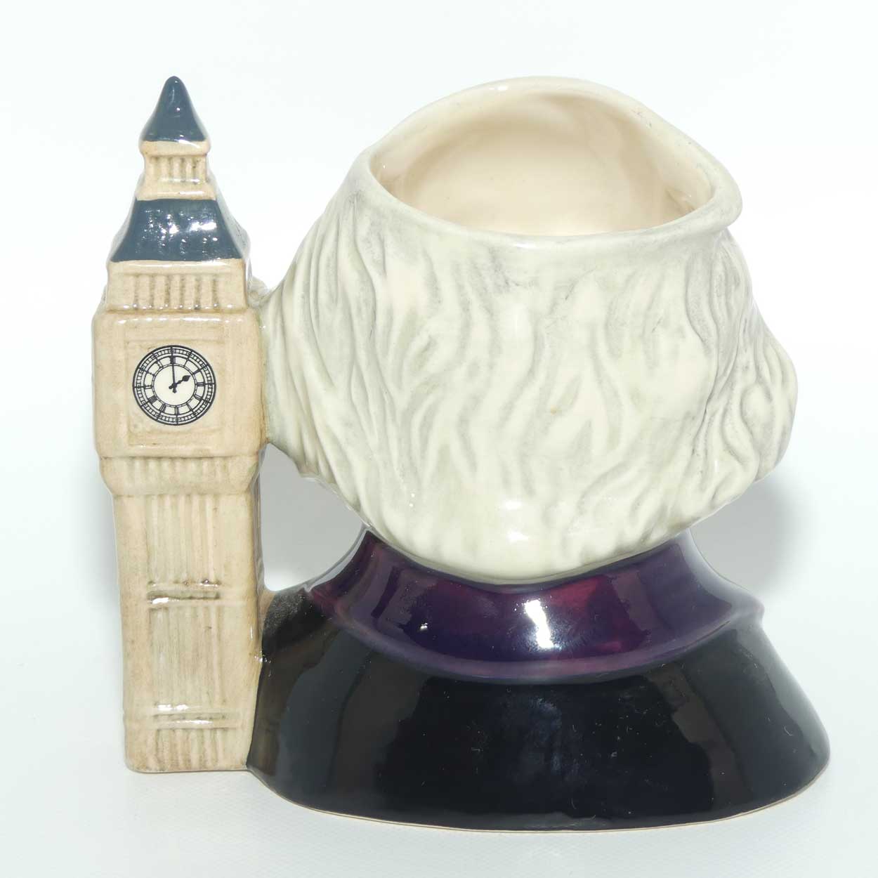 D6656 Royal Doulton small character jug John Doulton  | 2 o'clock