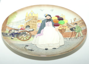 Royal Doulton Biddy Penny Farthing plate D6666 | designed to accompany HN1843 Royal Doulton figure Biddy Pennyfarthing