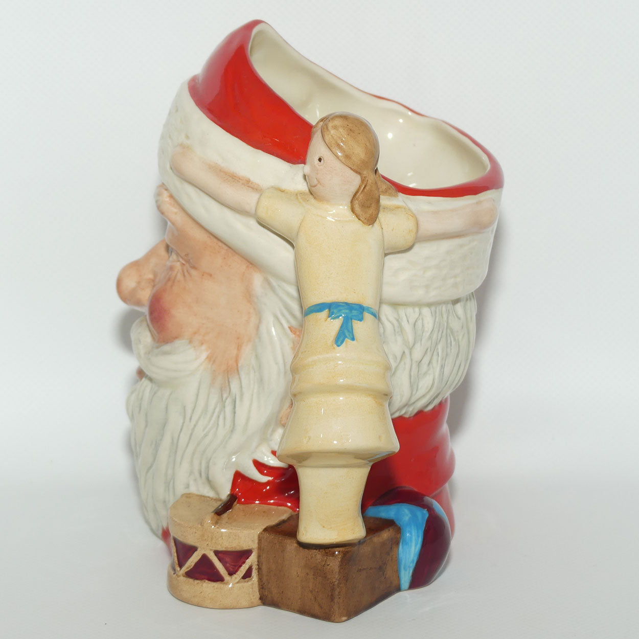 D6668 Royal Doulton large character jug Santa Claus | Doll handle