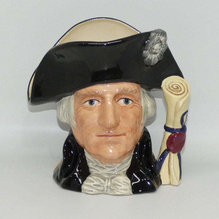 D6669 Royal Doulton large character jug George Washington (Backstamp C: 200th Anniversary of First USA President)