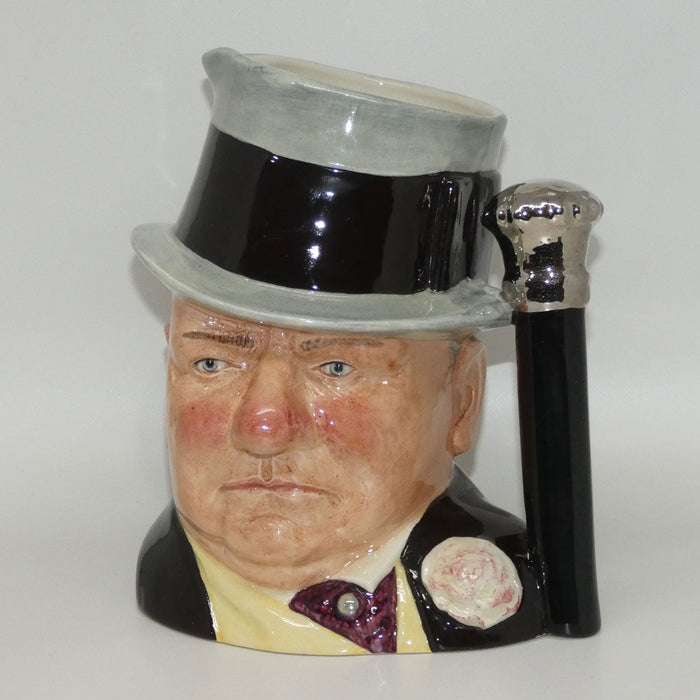 D6674 Royal Doulton large character jug WC Fields | Celebrities Collection | signed Michael Doulton