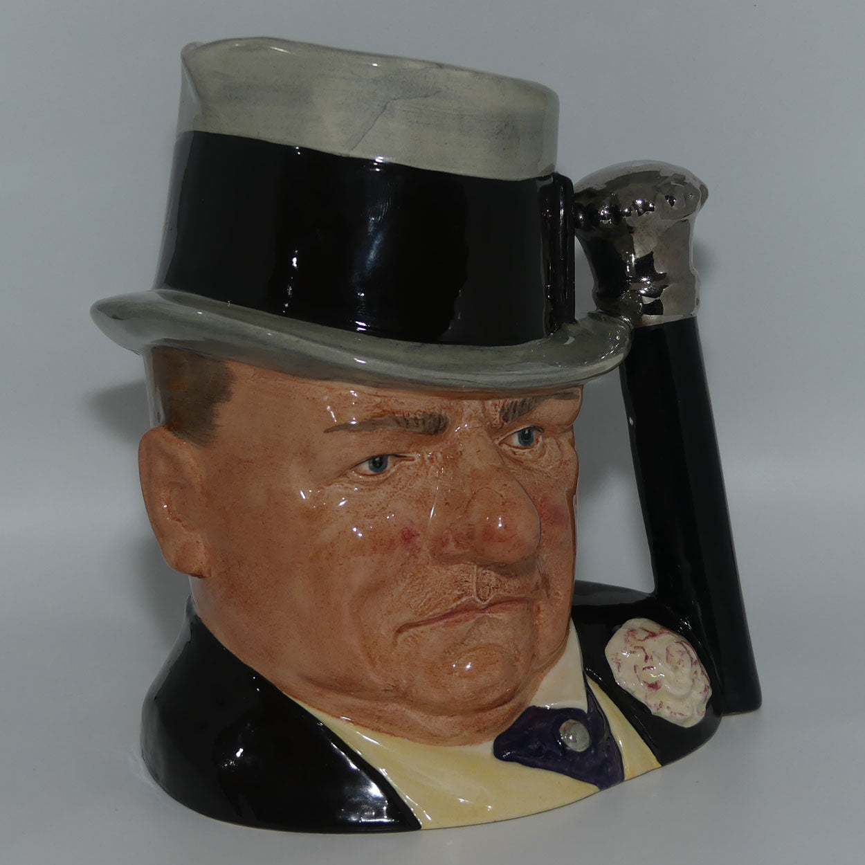 D6674 Royal Doulton large character jug WC Fields