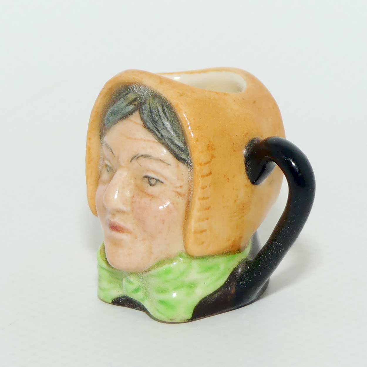 D6687 Royal Doulton tiny character jug Mrs Bardell
