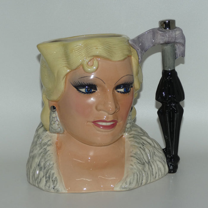 D6688 Royal Doulton large character jug Mae West | Celebrities Collection