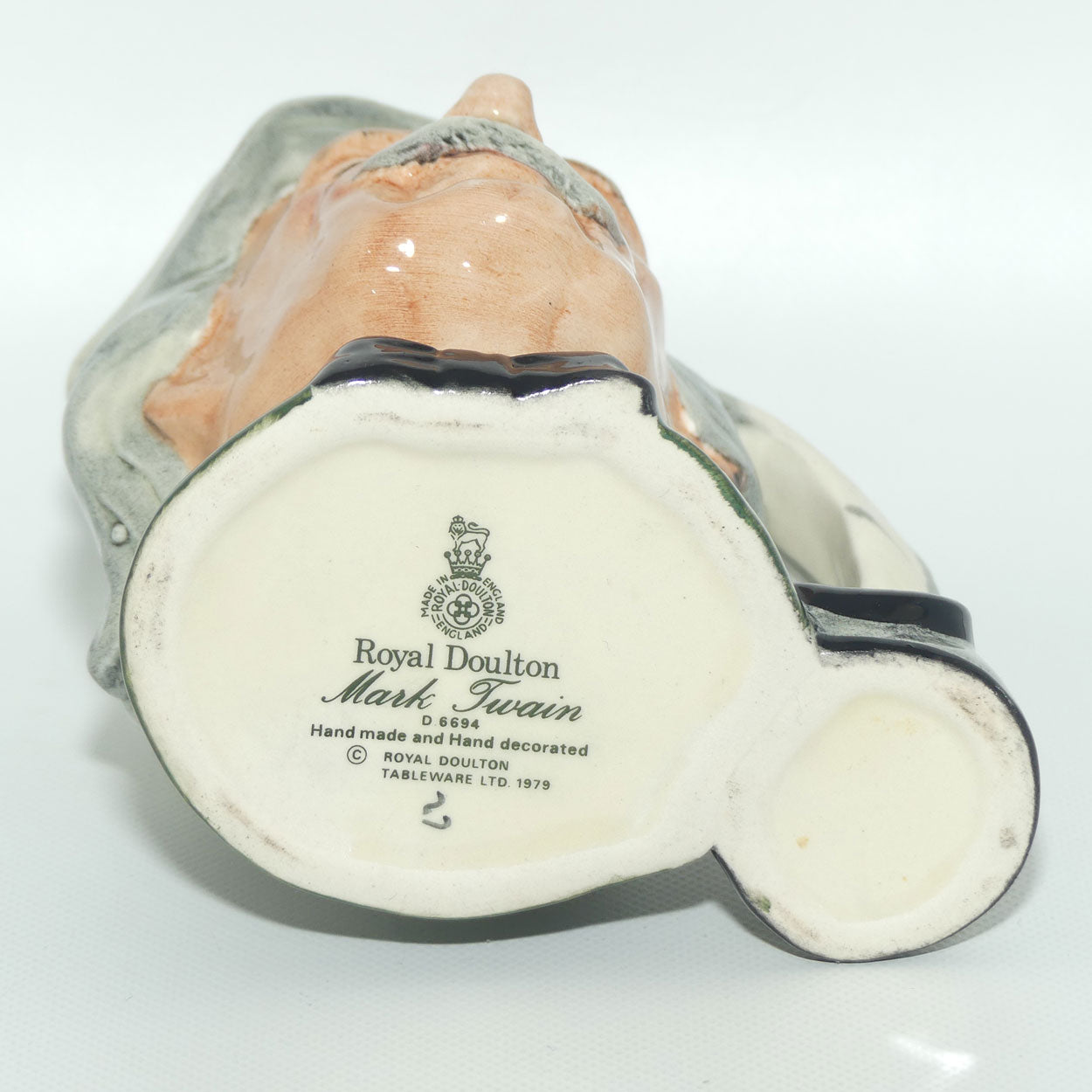 D6694 Royal Doulton small character jug Mark Twain #2