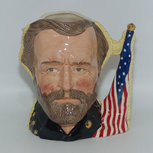 D6698 Royal Doulton large character jug Ulysses S Grant and Robert E Lee | Antagonists Collection