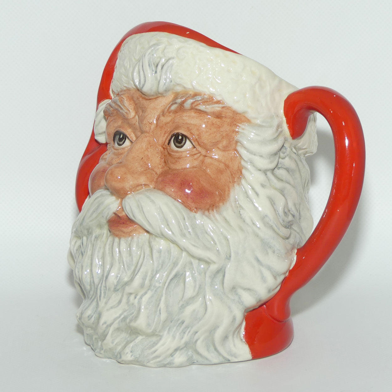 D6704 Royal Doulton large character jug Santa Claus | Plain Red