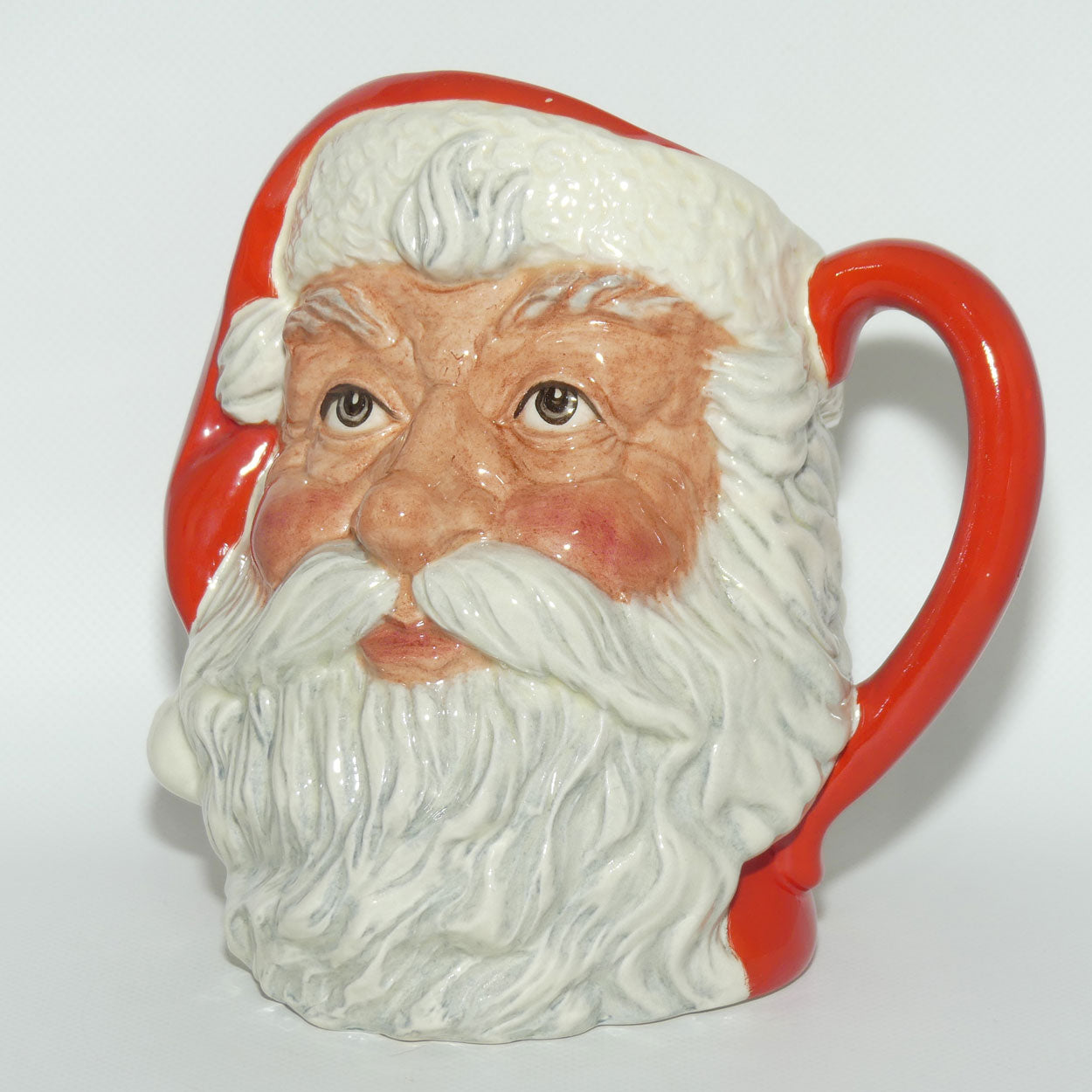 D6704 Royal Doulton large character jug Santa Claus | Plain Red
