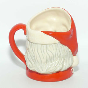 D6705 Royal Doulton small character jug Santa Claus | Plain Red handle