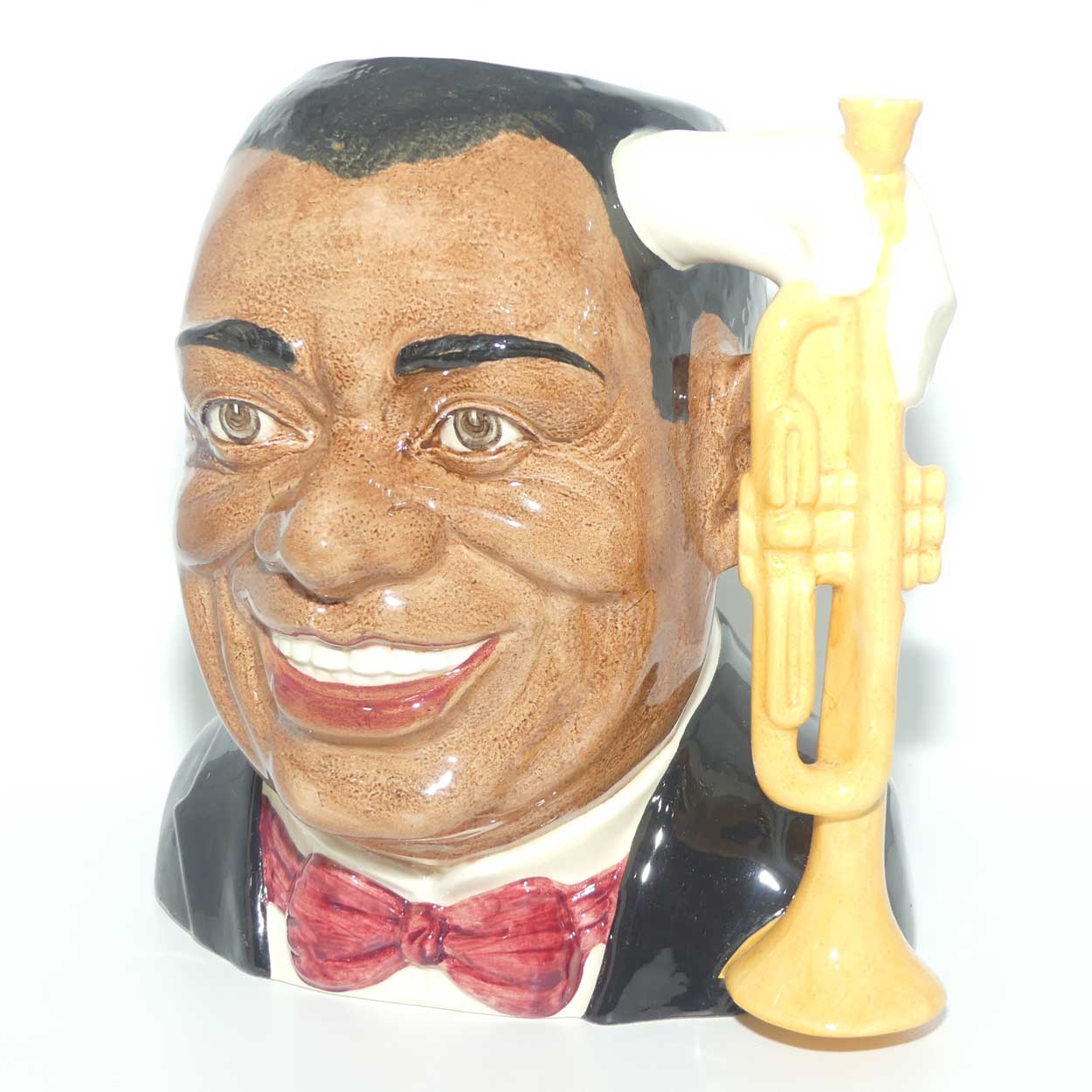 D6707 Royal Doulton large character jug Louis Armstrong | Celebrities Collection | signed
