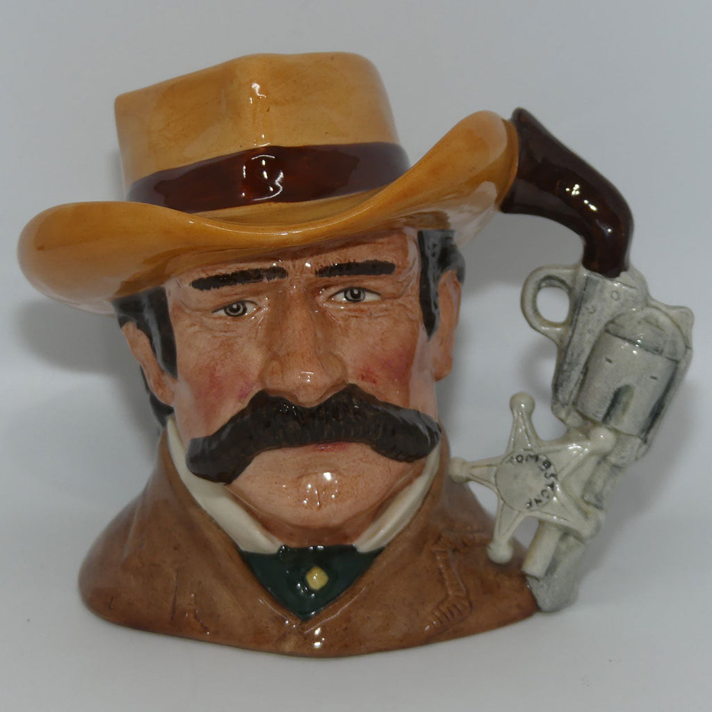 D6711 Royal Doulton mid size character jug Wyatt Earp