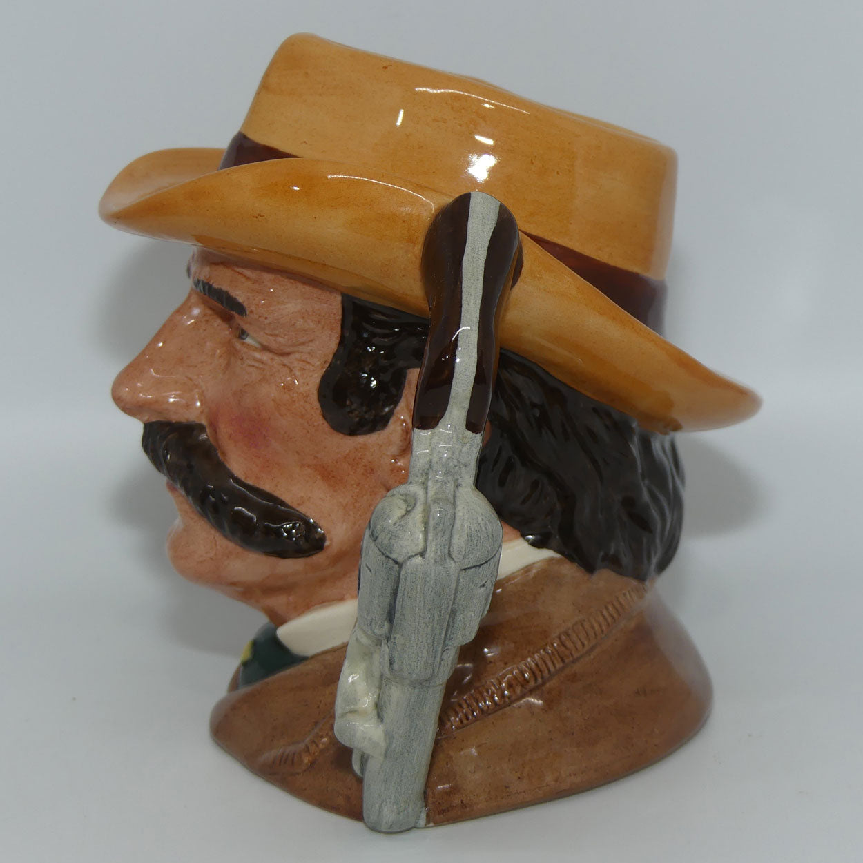 D6711 Royal Doulton mid size character jug Wyatt Earp