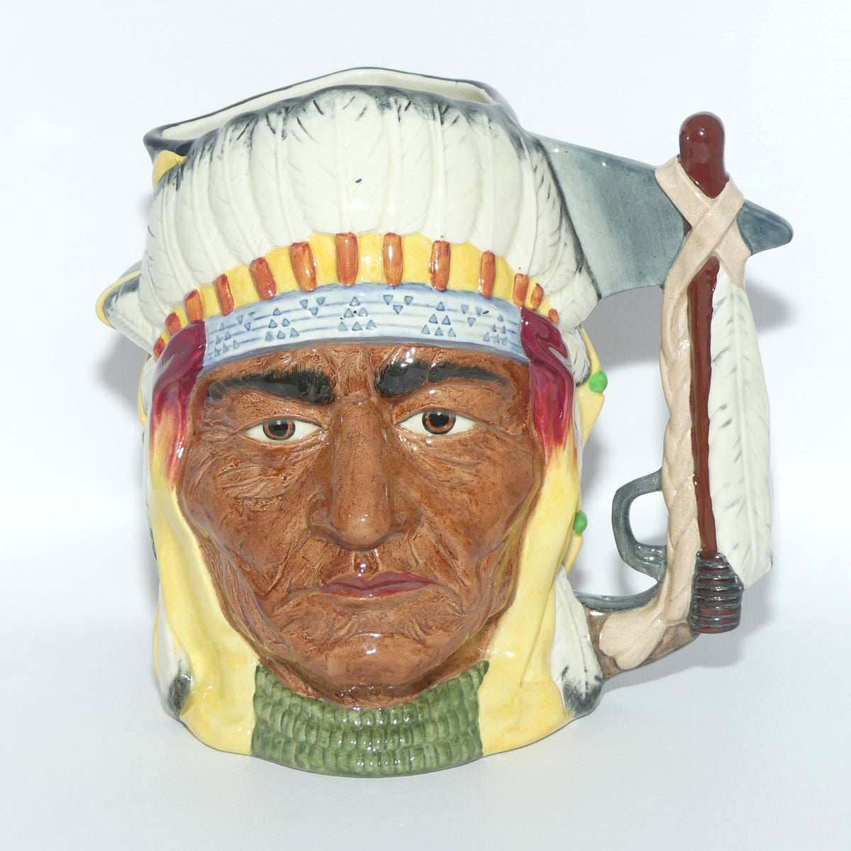 D6712 Royal Doulton large character jug George Custer and Sitting Bull | LE 3600