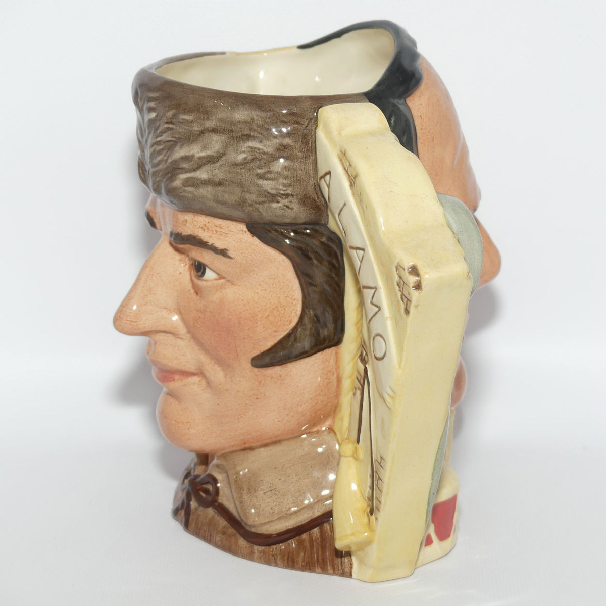 D6729 Royal Doulton large character jug Davy Crockett and Antonio Lopez De Santa Anna | LE 2023