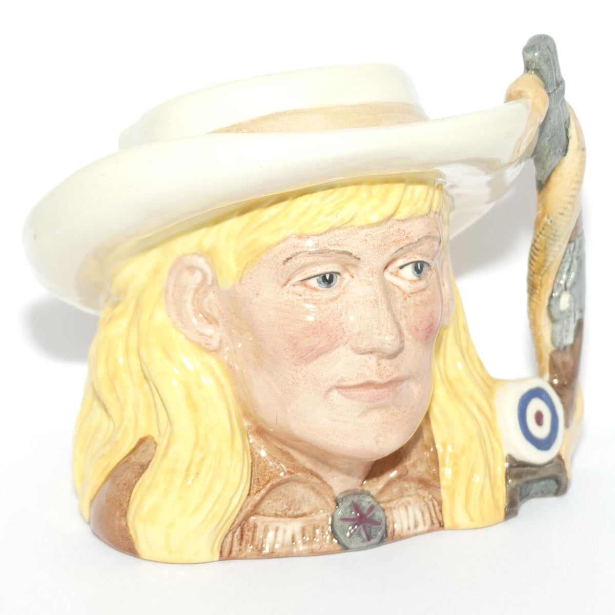 D6732 Royal Doulton mid size character jug Annie Oakley | #1