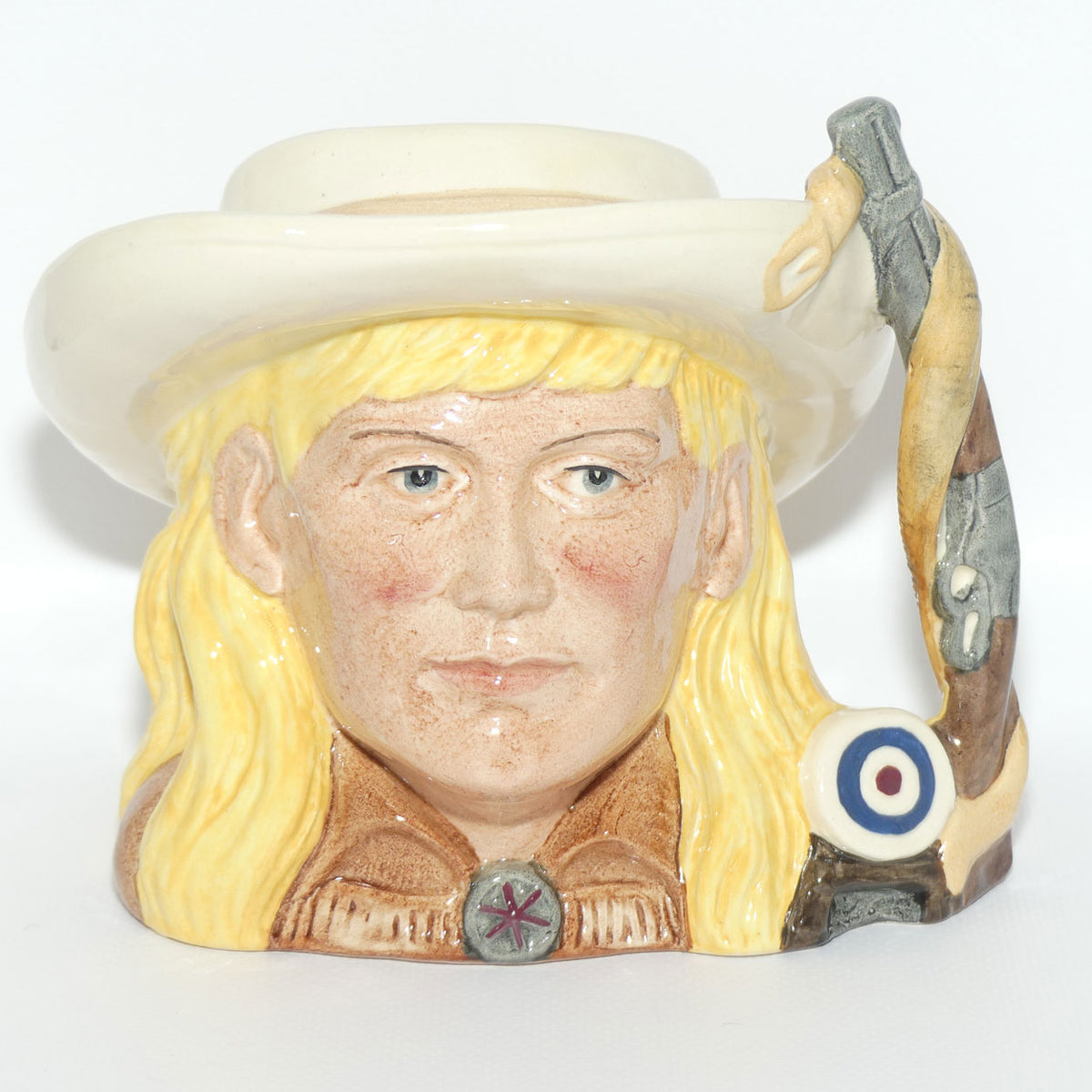 D6732 Royal Doulton mid size character jug Annie Oakley | #2