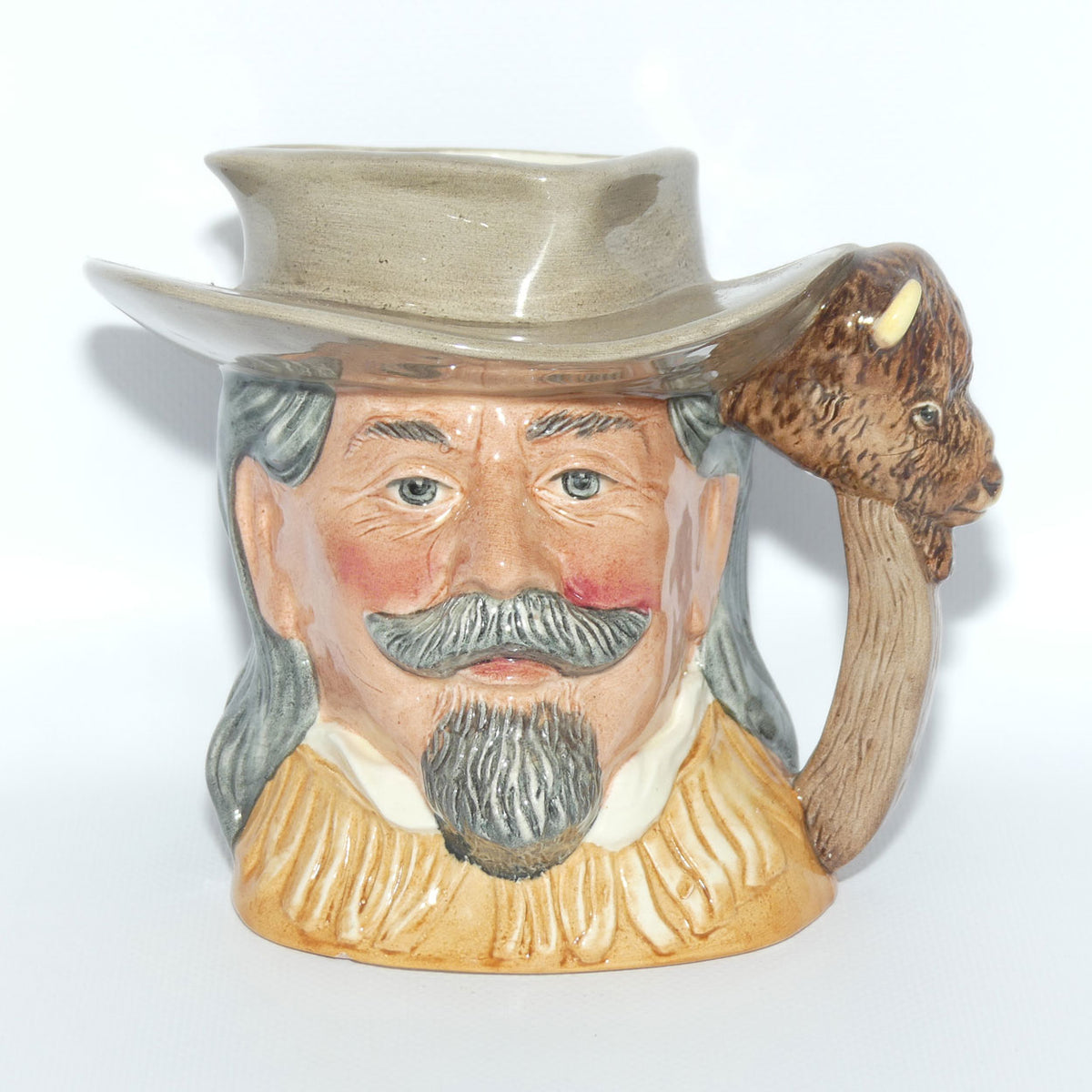 D6735 Royal Doulton mid size character jug Buffalo Bill