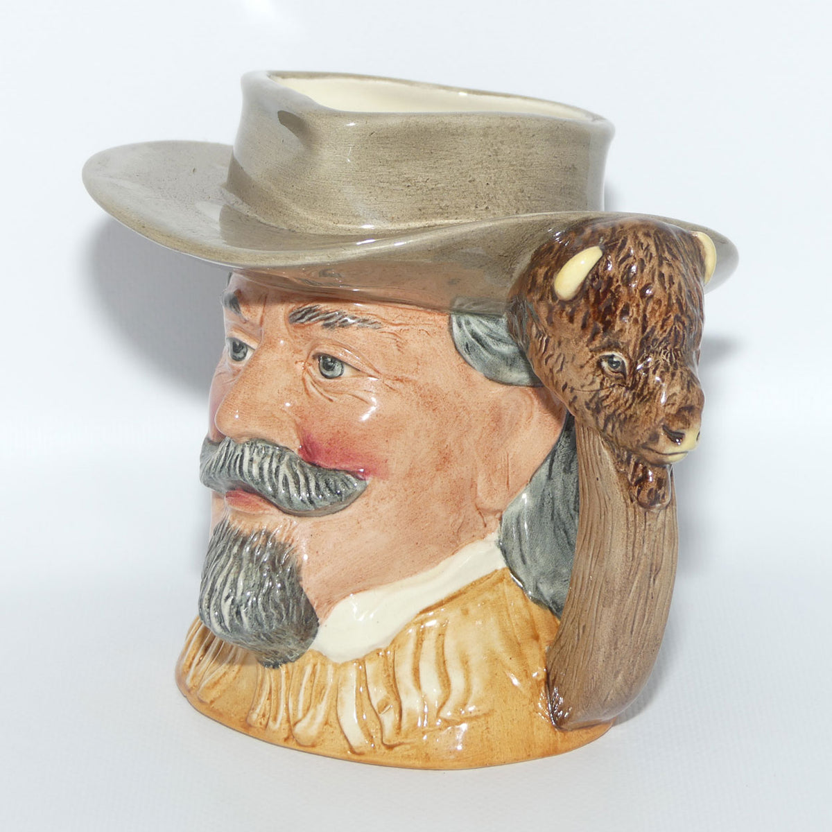 D6735 Royal Doulton mid size character jug Buffalo Bill