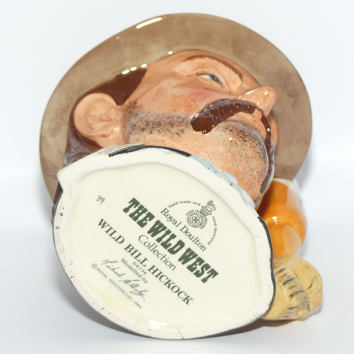 D6736 Royal Doulton mid size character jug Wild Bill Hickock | #2