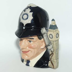 D6744 Royal Doulton large character jug London Bobby | Embossed Badge | #2