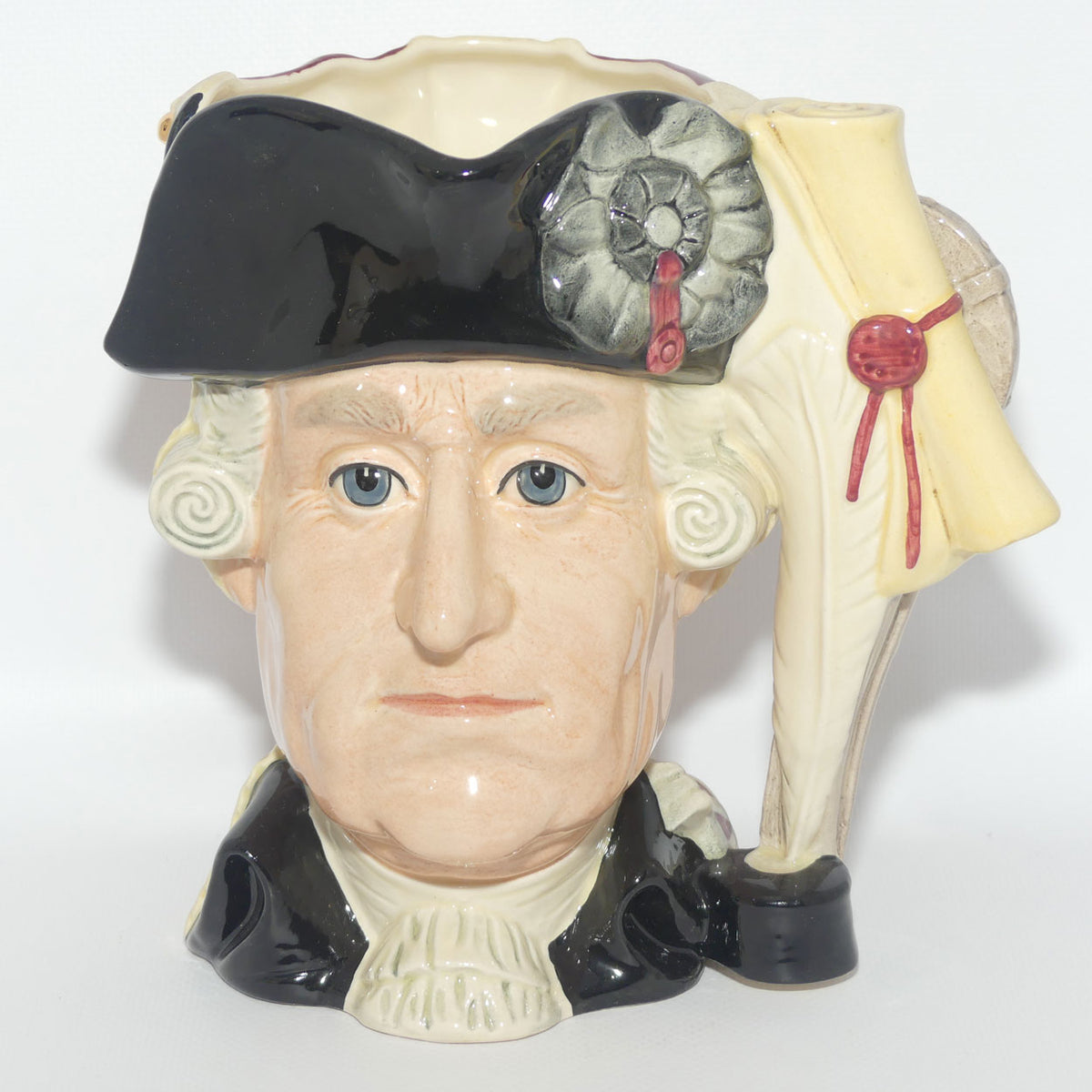 D6749 Royal Doulton large double sided character jug George III and George Washington | LE 6500