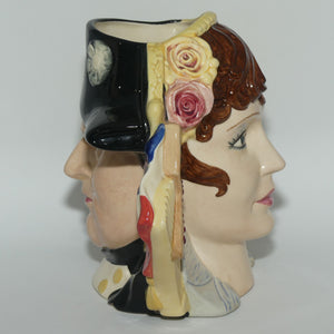 D6750 Royal Doulton large double sided character jug Napoleon and Josephine | minor fault