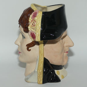 D6750 Royal Doulton large double sided character jug Napoleon and Josephine | minor fault
