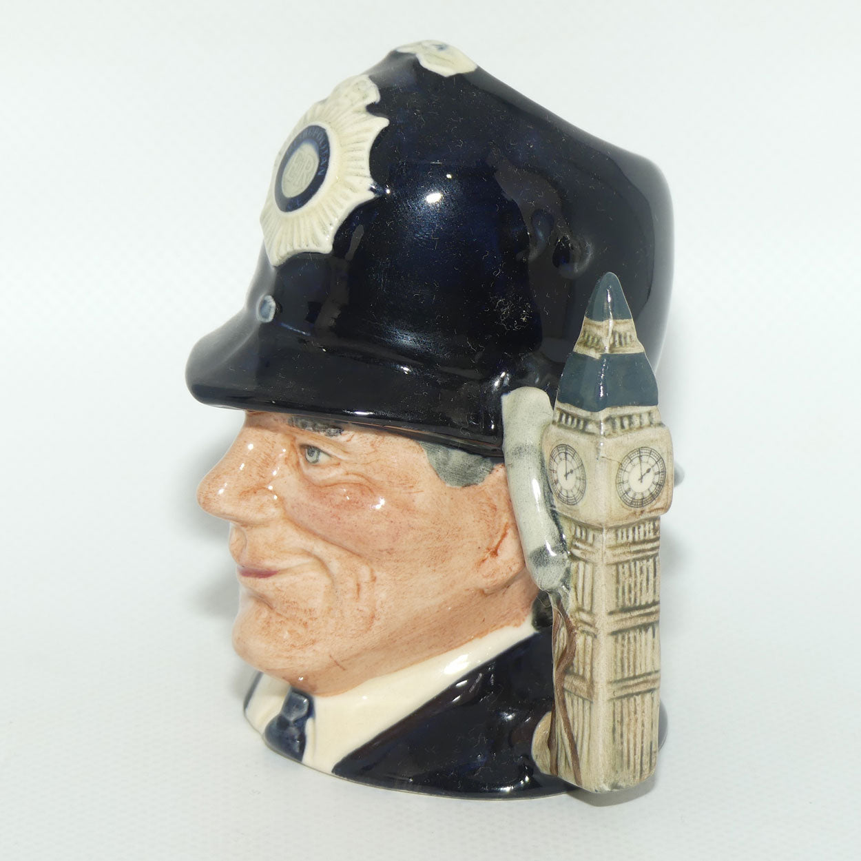D6762 Royal Doulton small character jug London Bobby | Embossed Badge
