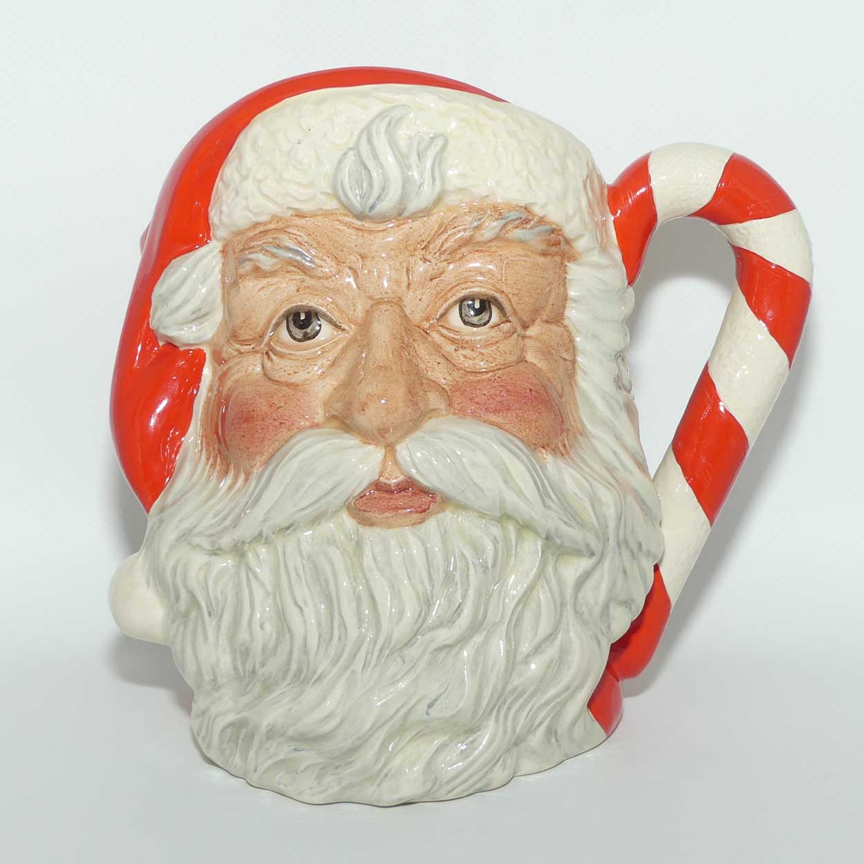 D6793 Royal Doulton large character jug Santa | Candy Cane