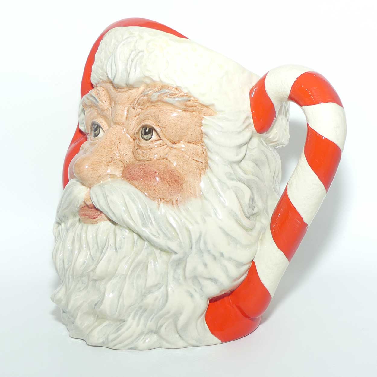 D6793 Royal Doulton large character jug Santa | Candy Cane