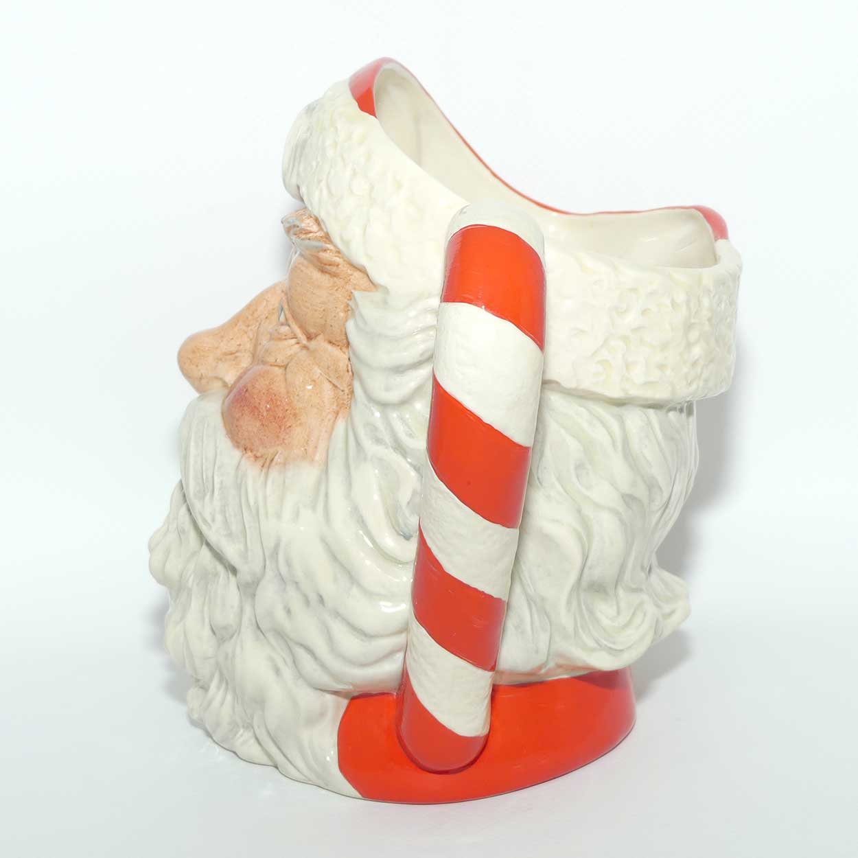 D6793 Royal Doulton large character jug Santa | Candy Cane