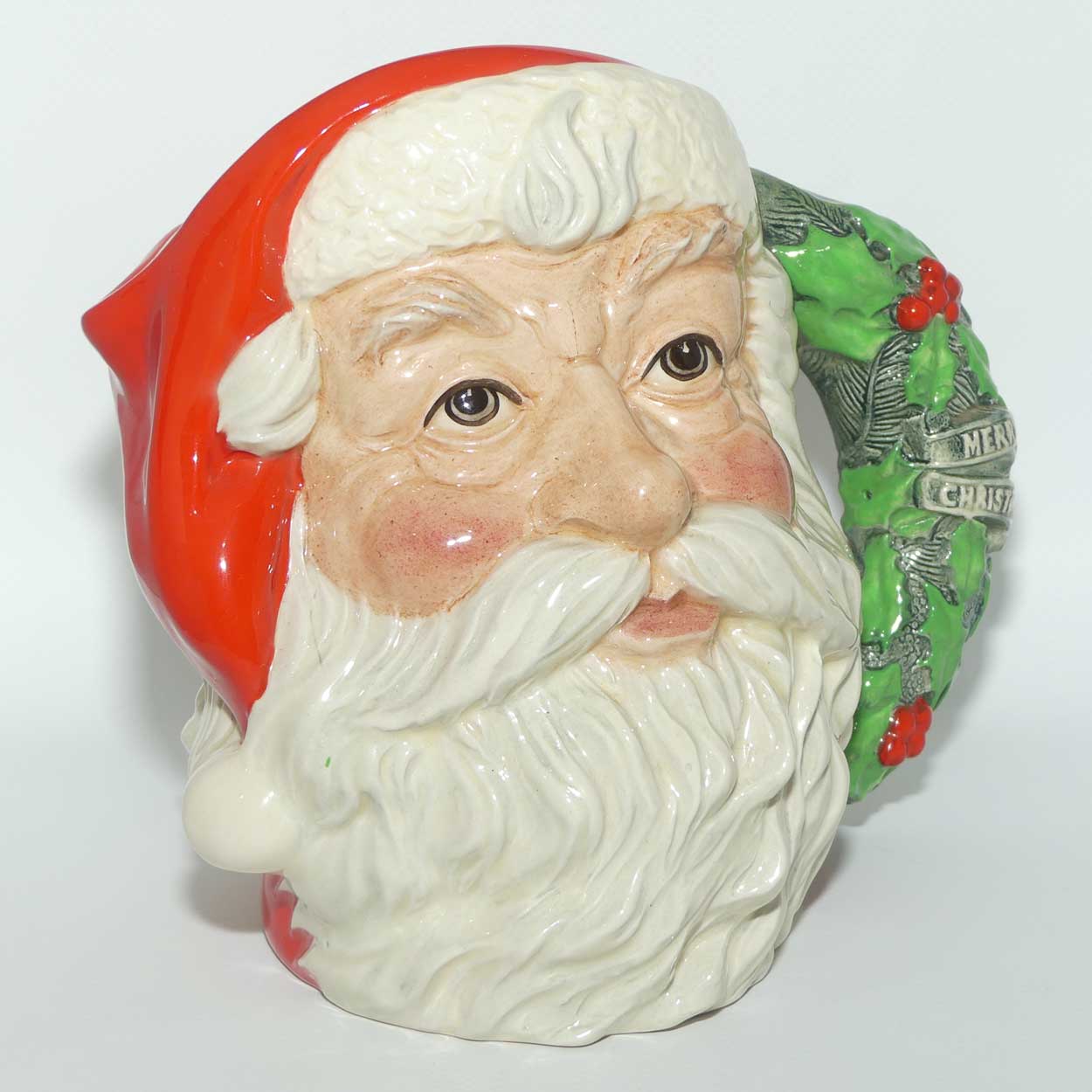 D6794 Royal Doulton large character jug Santa Claus | Holly Wreath | #1