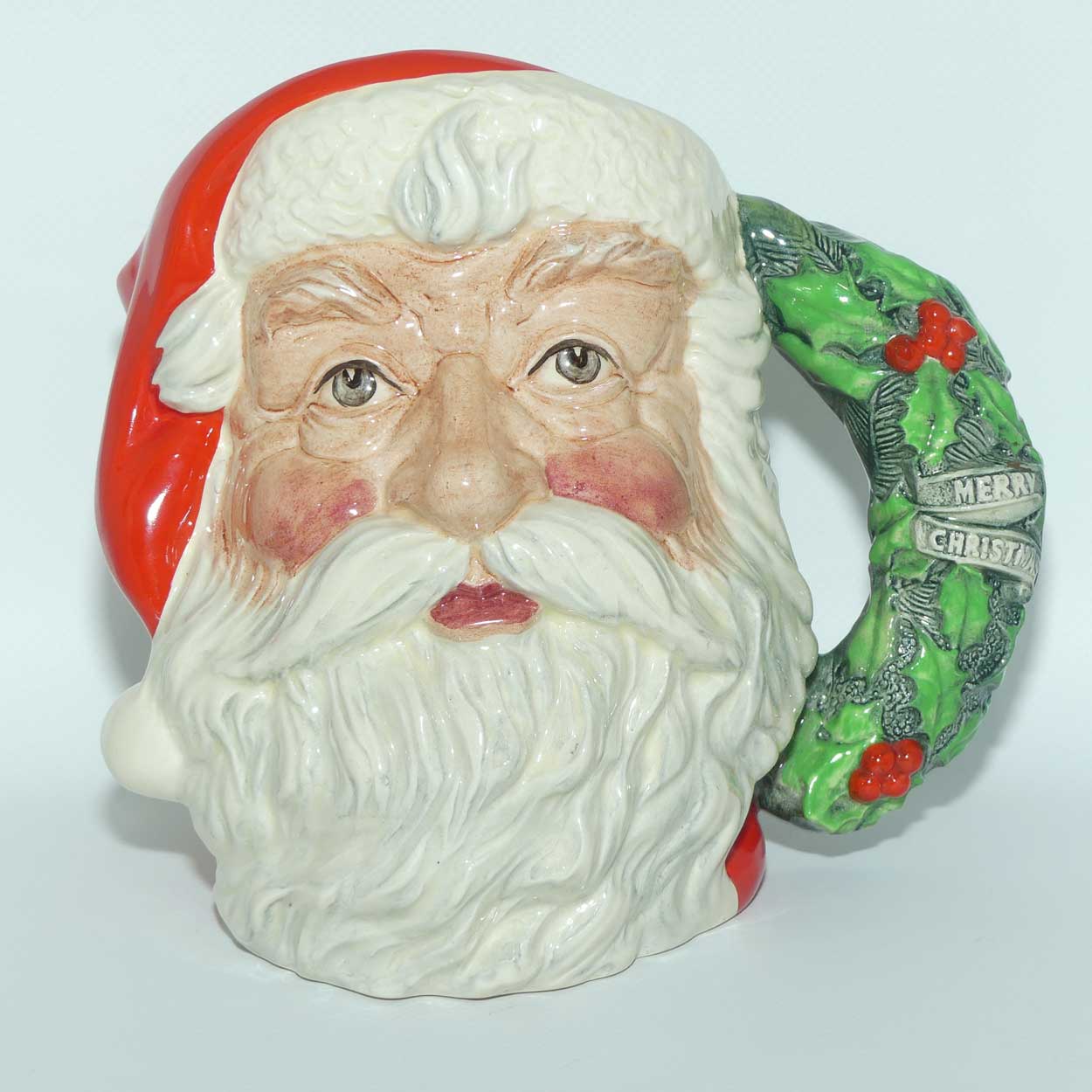 D6794 Royal Doulton large character jug Santa Claus | Holly Wreath | #2